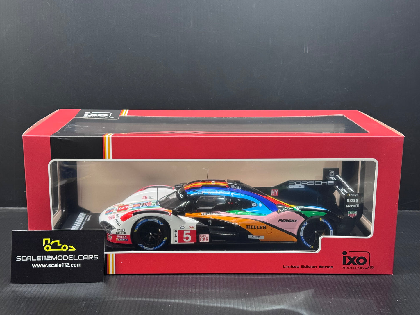 1/18 Scale IXO Porsche 963 LMDH #5 Penske Motorsport 24h Le Mans 2023 LEGT963-LM002