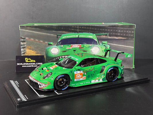 Porsche 911 RSR #56 Lemans  24Hr. 2023 AO Racing "Rexy" 1/18 Scale by IXO