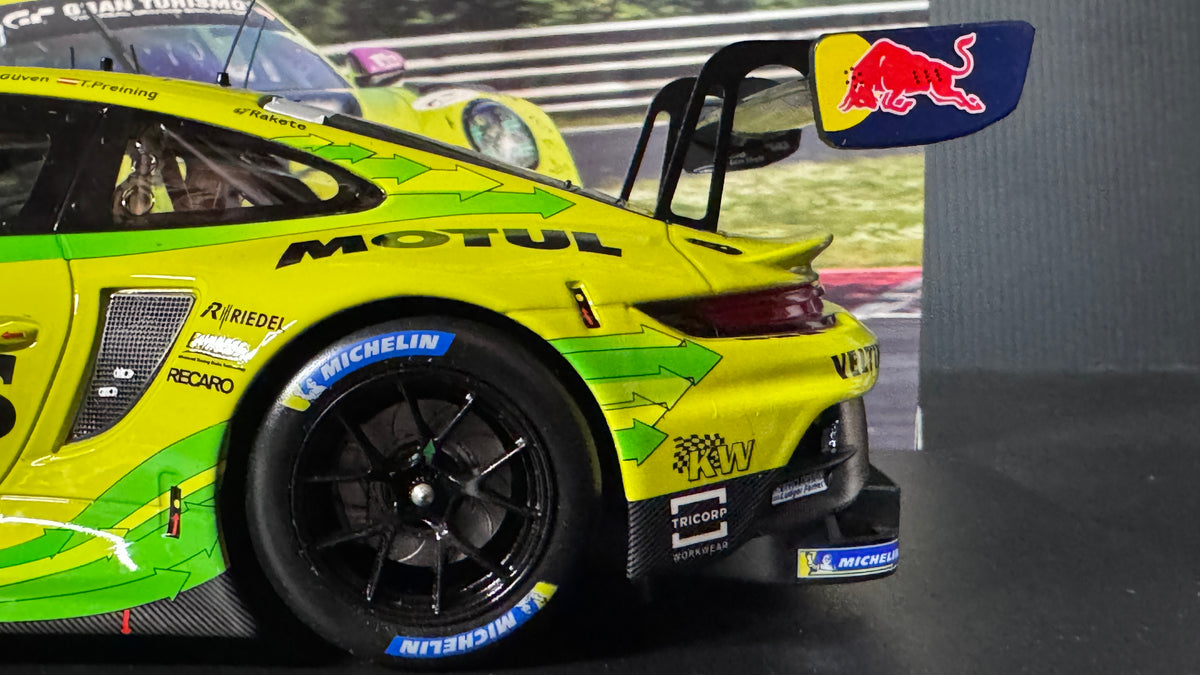 Porsche 911 GT3 R #911 2nd 24h Nürburgring 2025 Manthey Grello 1/18 Scale IXO