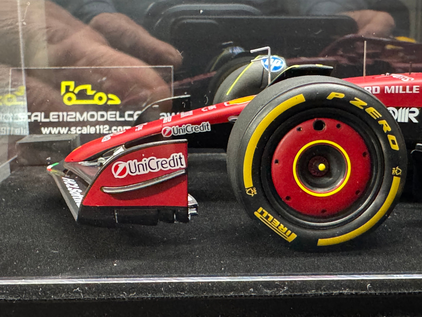 1/18 Looksmart FERRARI F1 SF-25 China GP Sprint Winner Lewis Hamilton Model Car LS18F1074