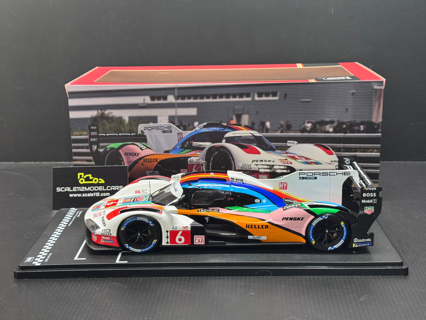 1/18 Scale IXO Porsche 963 LMDH #6 Penske Motorsport 24h Le Mans 2023 LEGT963-LM003