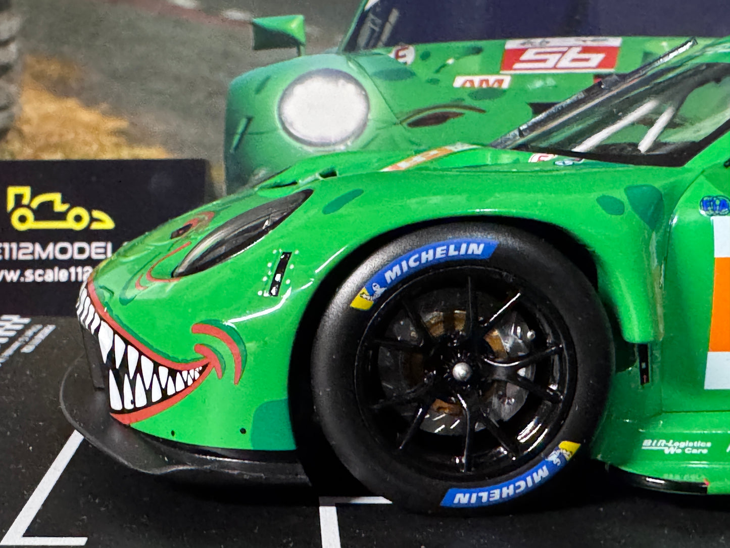 Porsche 911 RSR #56 Lemans  24Hr. 2023 AO Racing "Rexy" 1/18 Scale by IXO