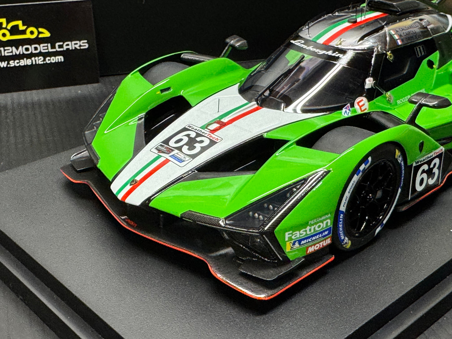 LAMBORGHINI SC63 3.8L V8 TURBO Sebring 12hr 2024 #63 1/18 Scale Top Speed