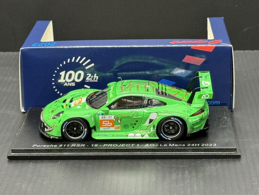 Porsche 911 RSR #56 Lemans  24Hr. 2023 AO Racing "Rexy" 1/43 Scale by Spark