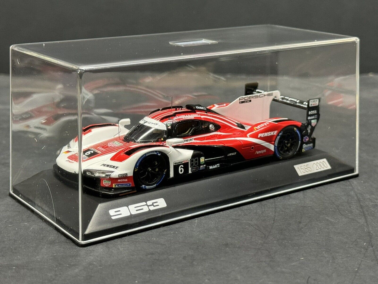 Porsche 963 LMDH #6 Porsche Penske Motorsport 24h Daytona 2023 Spark 1:43 Scale