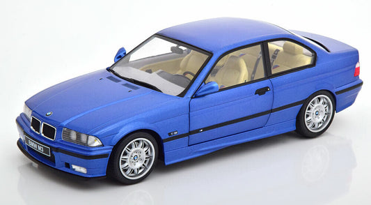 1/18 scale 1996 E36 BMW M3 in Estoril Blue Model Car by SOLIDO