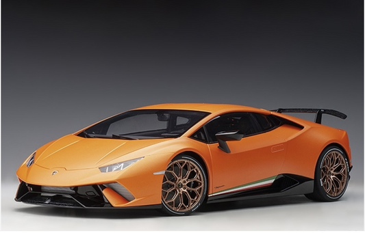 1/18 Scale Autoart Lamborghini Huracan Performante Matt Orange Model Car