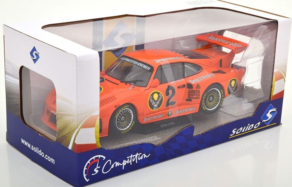 1/18 Scale SOLIDO Porsche 935 K3 Jägermeister DRM Diecast Model Car