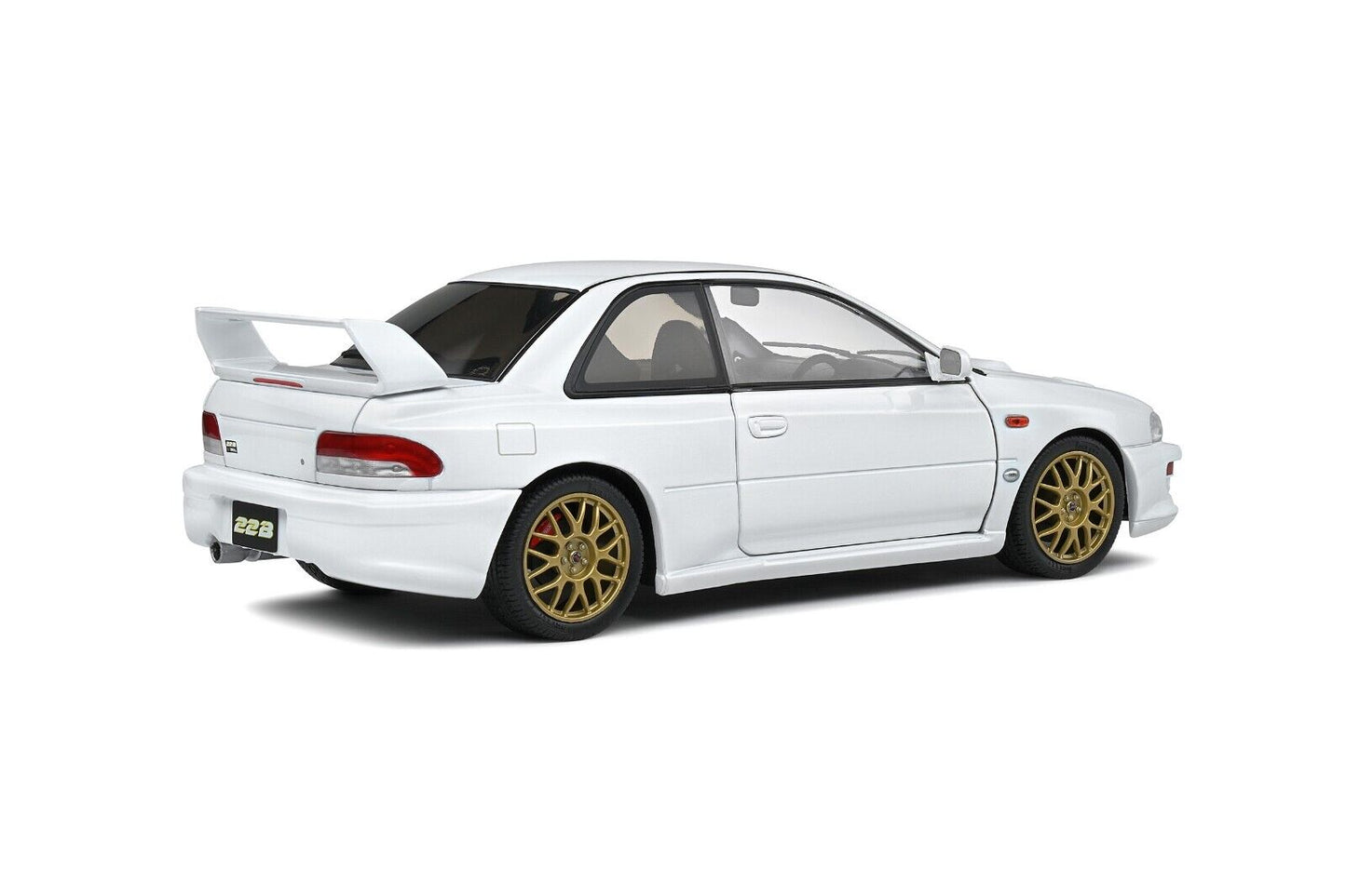 1/18 scale 1998 SUBARU IMPREZA 22B  - Pure White - Diecast Model Car by SOLIDO