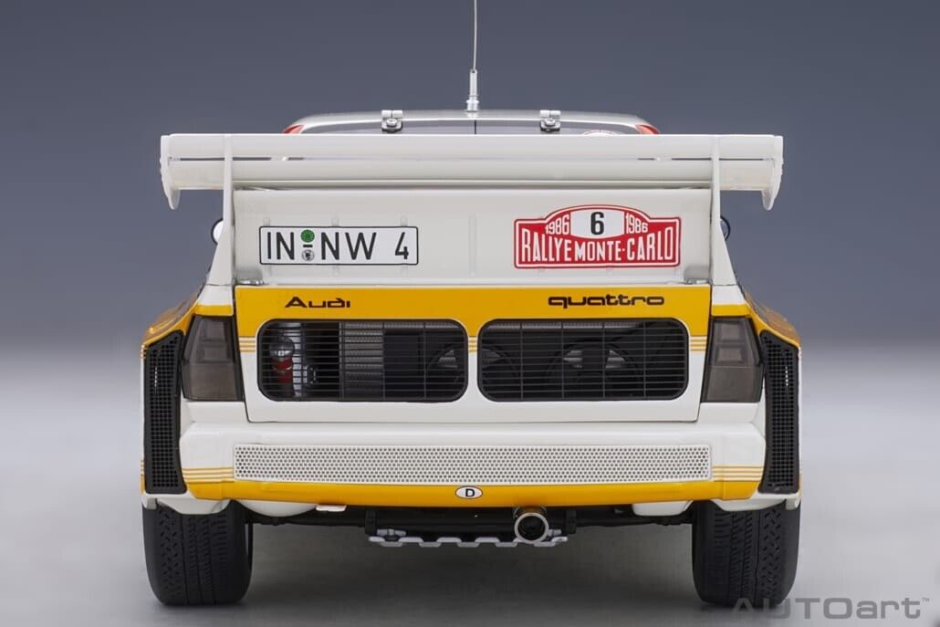 1/18 Scale Audi Quattro S1 Rally Monte Carlo 1986 #6 Model Car by AUTOart