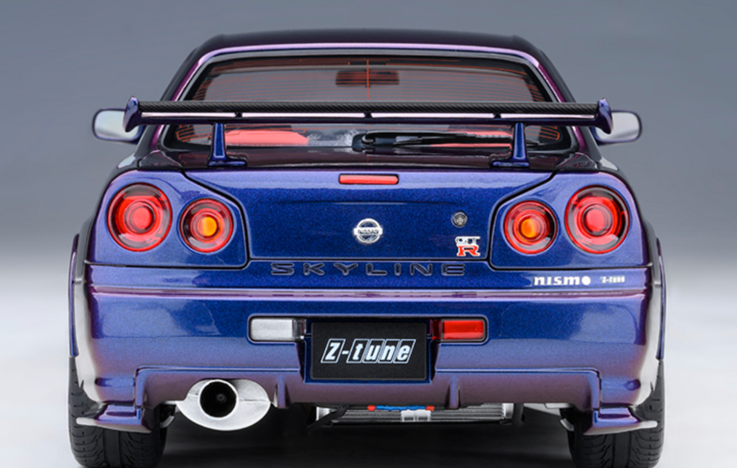 NISSAN NISMO (R34) GT-R-Z-TUNE - MIDNIGHT PURPLE - AUTOART 1/18 - MODEL CAR