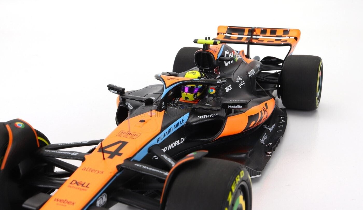 1/18 Minichamps McLaren MCL60 2023 GP Australian #4 Lando Norris Collectors Box