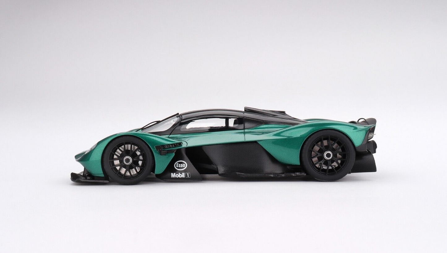 Aston Martin Valkyrie Aston Martin Racing Green 1/18 Scale Model Car by TSM