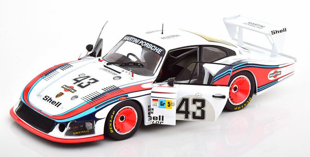 1/18 Scale Solido Porsche 935/78 Moby Dick Martini Racing No.43 Le Mans