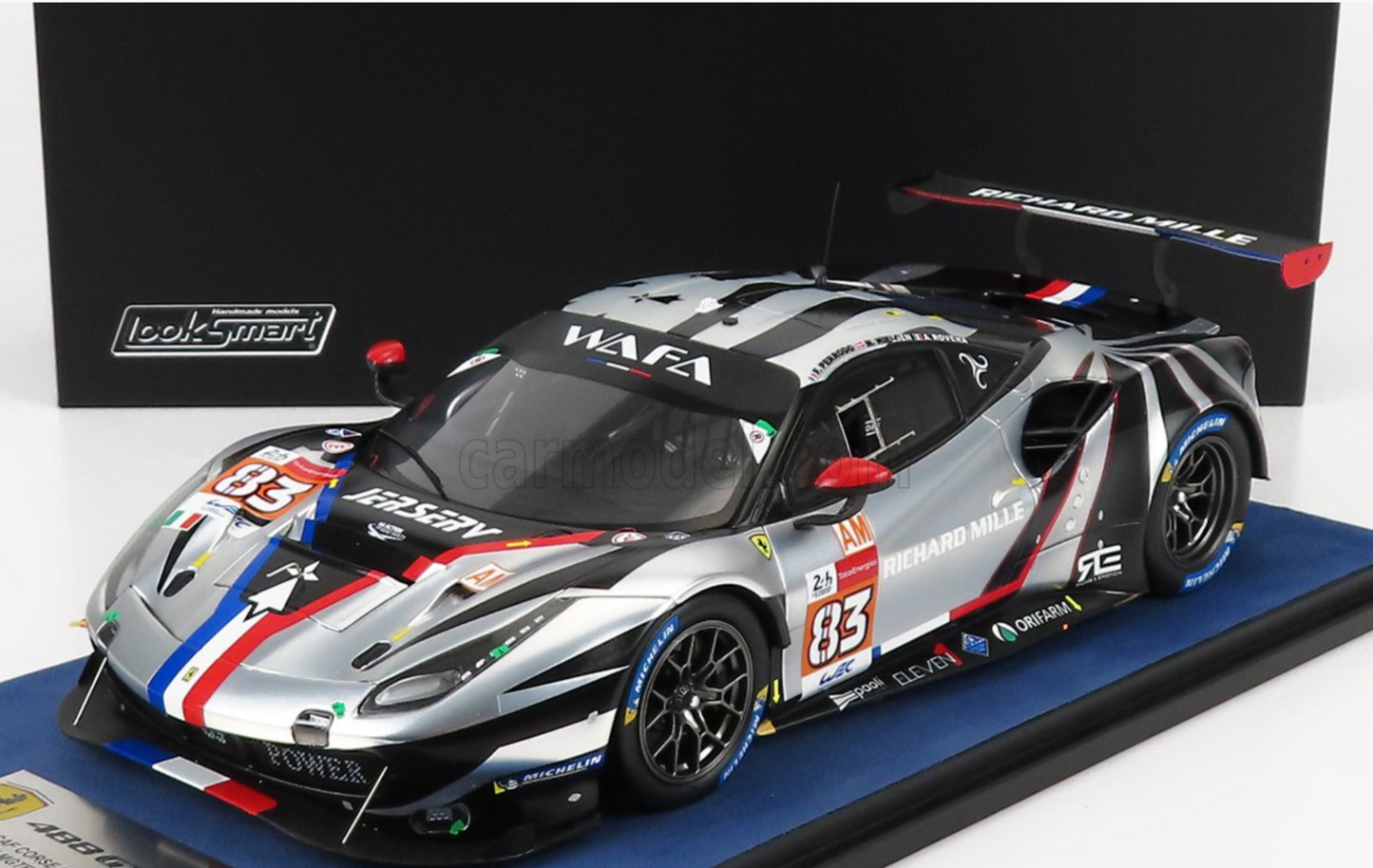 1/18 Scale LOOKSMART Ferrari 488 GTE EVO AF Corse 24H Le Mans 2021 #83 Winner