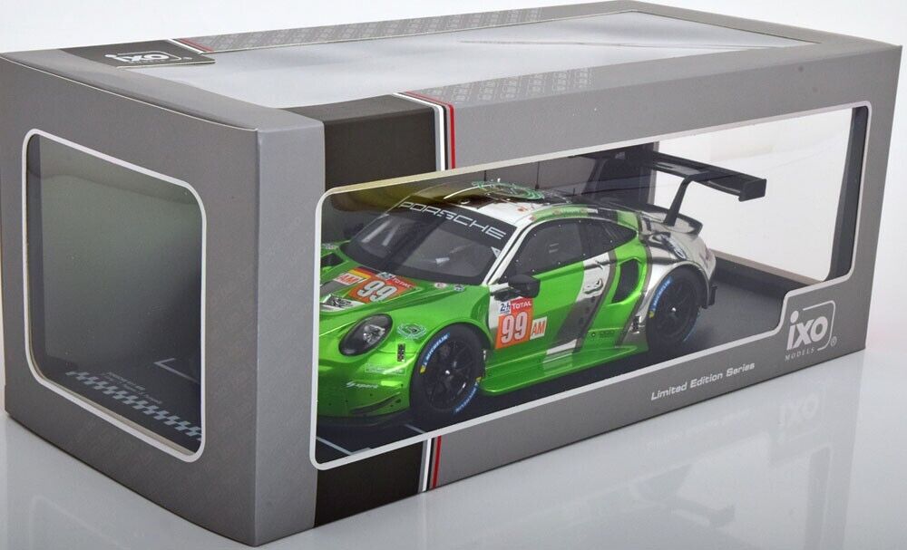 1/18 Scale IXO 911 RSR 991 24h LeMans 2018 #99 Proton Competition