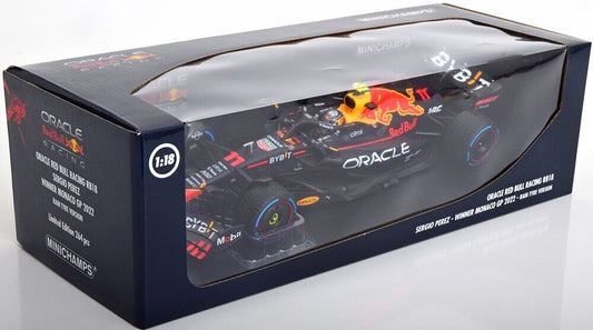 1/18 MINICHAMPS  RED BULL RB18 MONACO GP WINNER 2022 SERGIO PEREZ