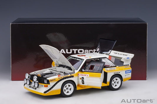 1/18 Scale Audi Quattro S1 Rally Monte Carlo 1986 #6 Model Car by AUTOart