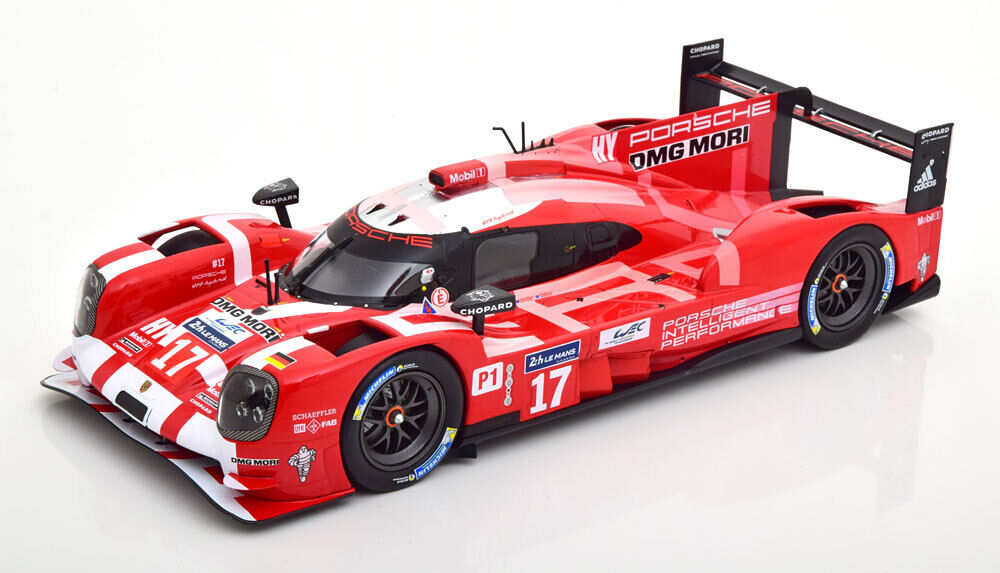 1/18 Scale Porsche 919 Hybrid #17 24h LeMans 2015 Bernhard, Hartley, Webber