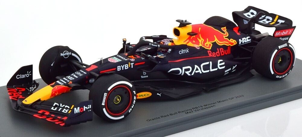 1/18 Spark 2022 Red Bull Racing RB18 #33 Max Verstappen Winner Miami GP