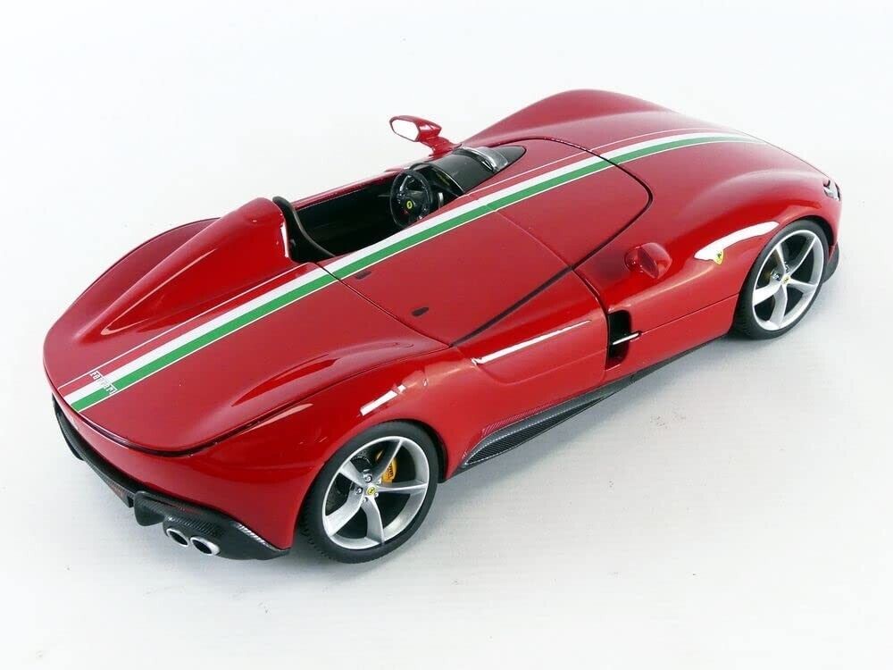 1/18 Bburago Ferrari Monza SP1 in Red Diecast Model Car with Opening Parts