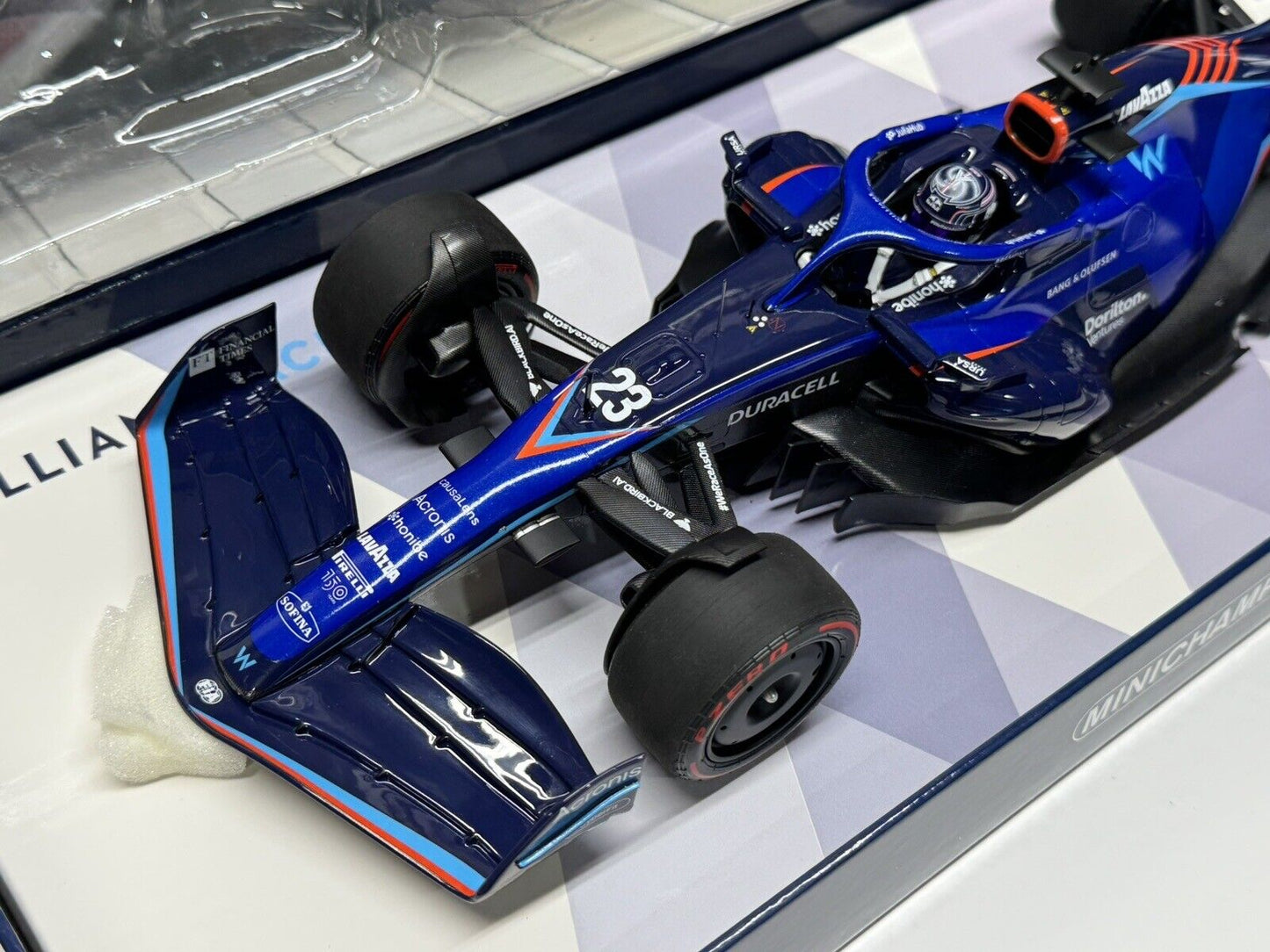 1/18 MINICHAMPS WILLIAMS F1 FW44 WILLIAMS ALEX ALBON BAHRAIN GP BOX SET LTD. 222