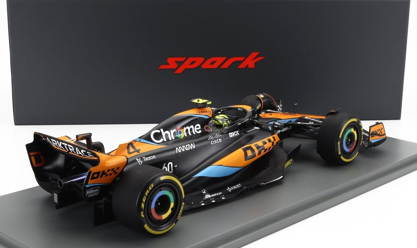 1/18 Spark McLaren MCL60 2023 GP Australian #4 Lando Norris W/ Display Case