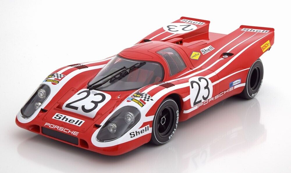 1/12 Scale Porsche 917 1970 24hr LeMans #23 Diecast Model Car by Norev