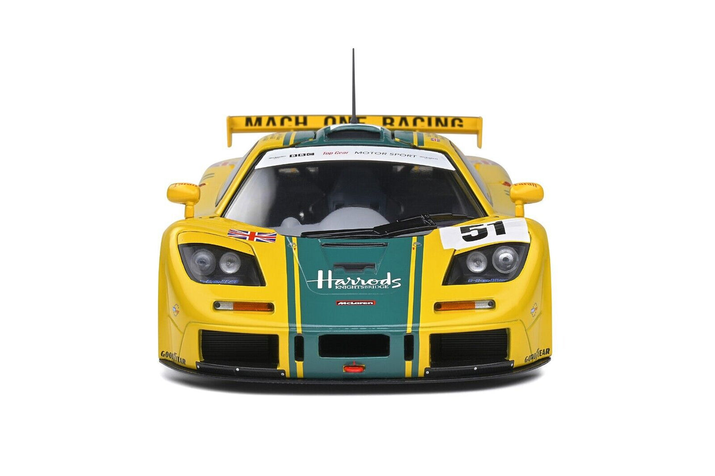 1/18 SCALE MCLAREN F1 GT-R SHORT TAIL 1995 24H LE MANS MODEL CAR by SOLIDO