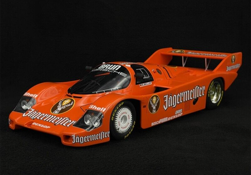 Porsche 956B Jagermeister Brun Motorsport 1/12 Scale Model Car by WERK83