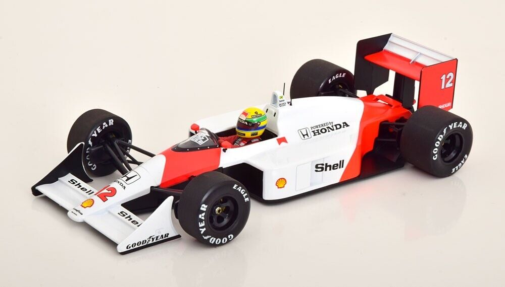 1/18 SCALE MINICHAMPS F1 MCLAREN HONDA MP4/4 #12 SENNA Special Edition Box Set