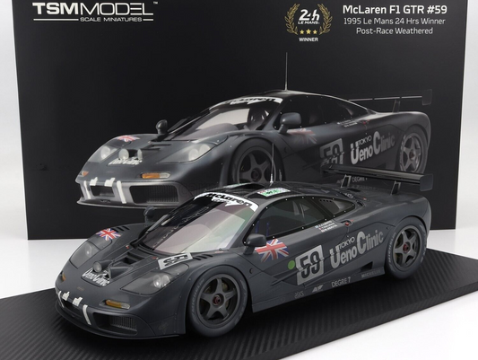 McLaren F1 GTR 1995 LeMans Winner Post Race Model Car 1/12 Scale TSM Model