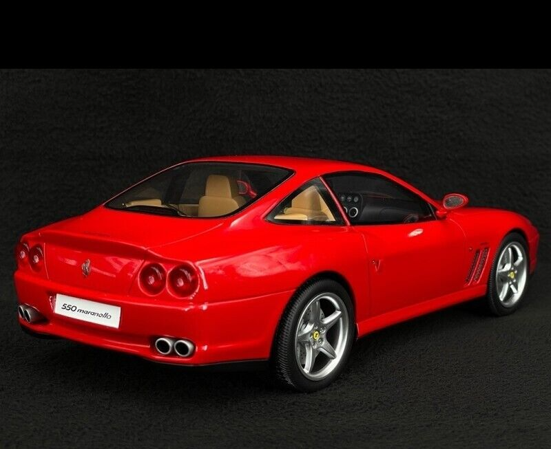 1996 Ferrari F550 Maranello Gran Turismo Model Car By GT SPIRIT 1/18 Scale