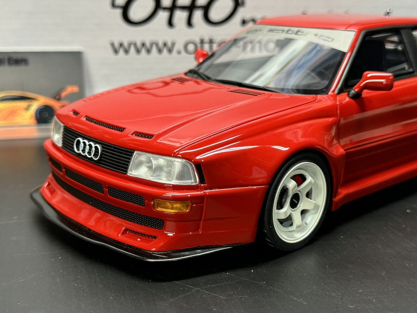 AUDI 80 B4 COUPE RS2 RED PRIOR DESIGN - 2021 - OTTO MOBILE 1/18