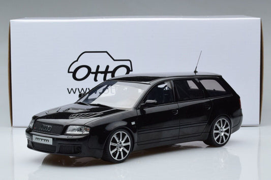 Audi RS6 Avant MTM Clubsport Black 2004 Resin Model Car 1/18 Scale By Ottomobile