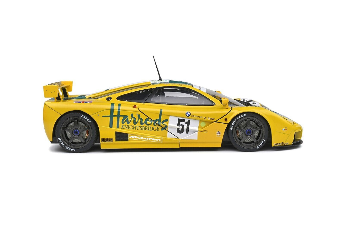 1/18 SCALE MCLAREN F1 GT-R SHORT TAIL 1995 24H LE MANS MODEL CAR by SOLIDO