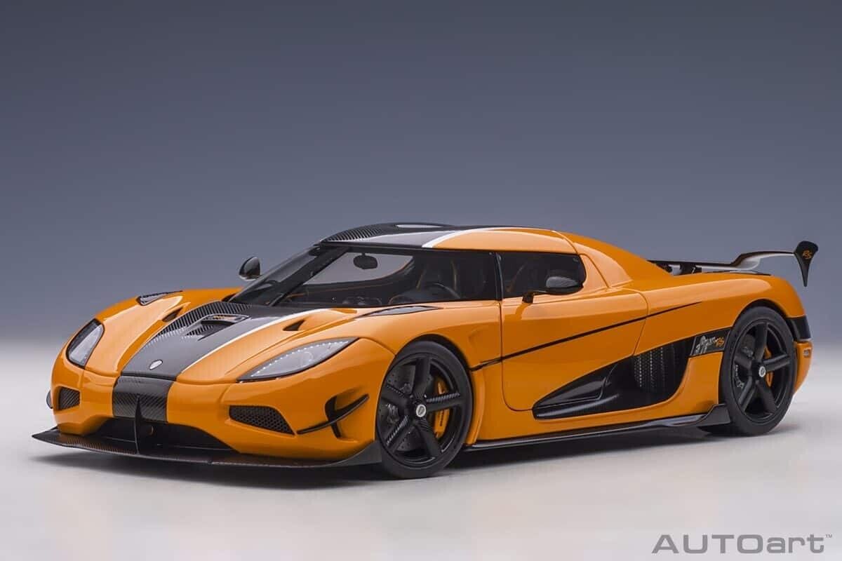 AUTOart Koenigsegg Agera RS Orange/Carbon Black 1/18 Scale Model Car 79023