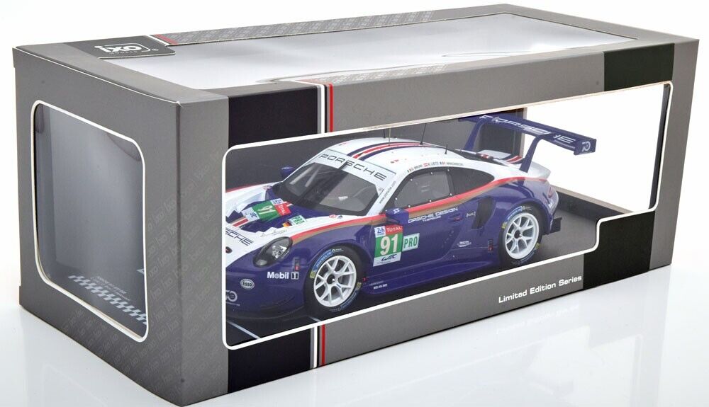 1/18 Scale IXO 911 GT3 RSR 991  24h LeMans 2020 #91 Rothmans Livery