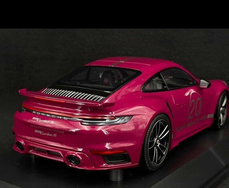 1/18 Scale 2021 Porsche 992 911 Turbo S Ruby Red by Minichamps  Ltd. 504