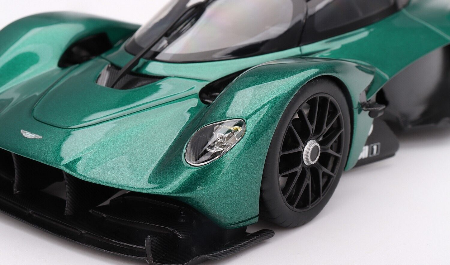 Aston Martin Valkyrie Aston Martin Racing Green 1/18 Scale Model Car by TSM