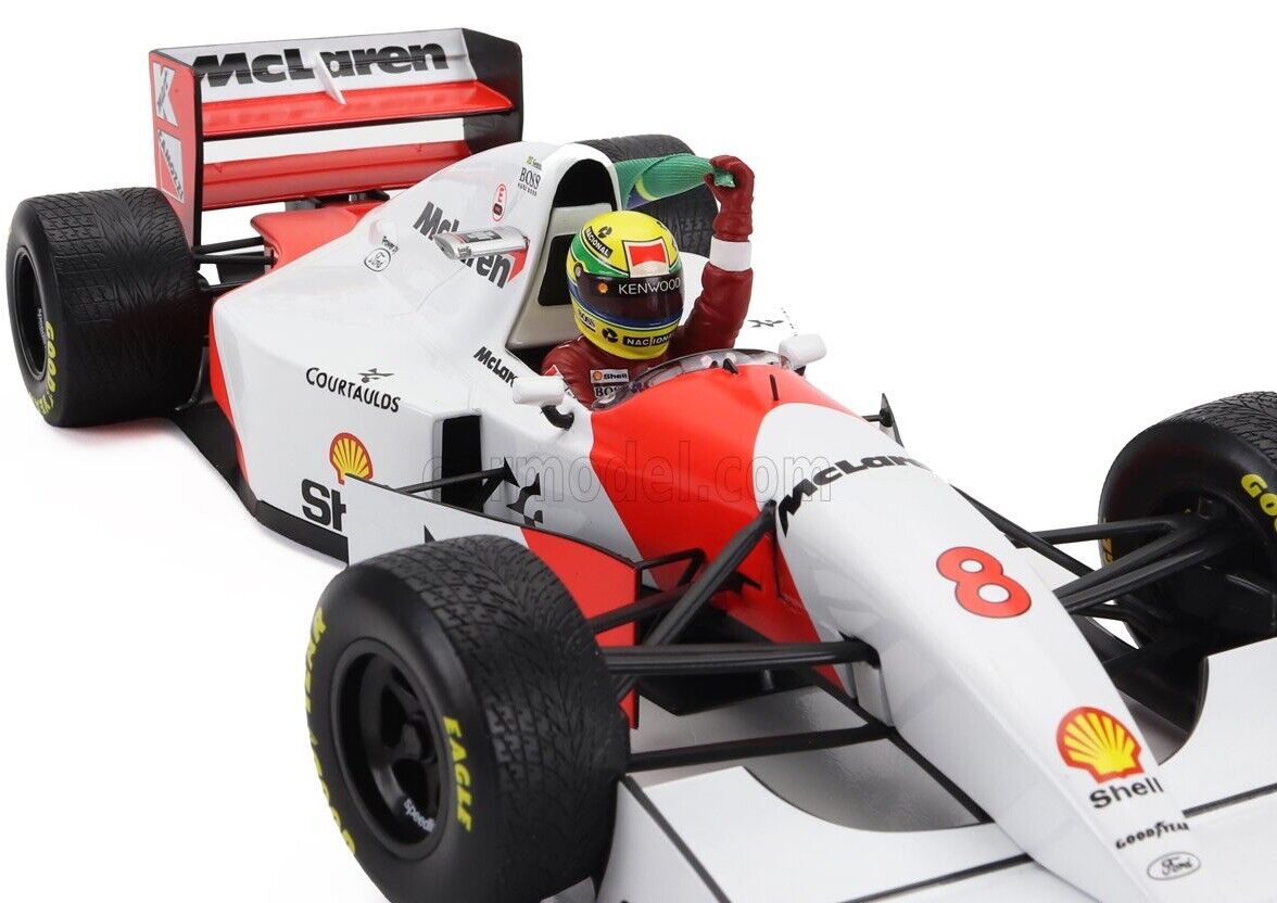 McLAREN F1 FORD MP4/8 V8 WINNER EUROPEAN GP 1993 SENNA 1/18 Minichamps Box Set