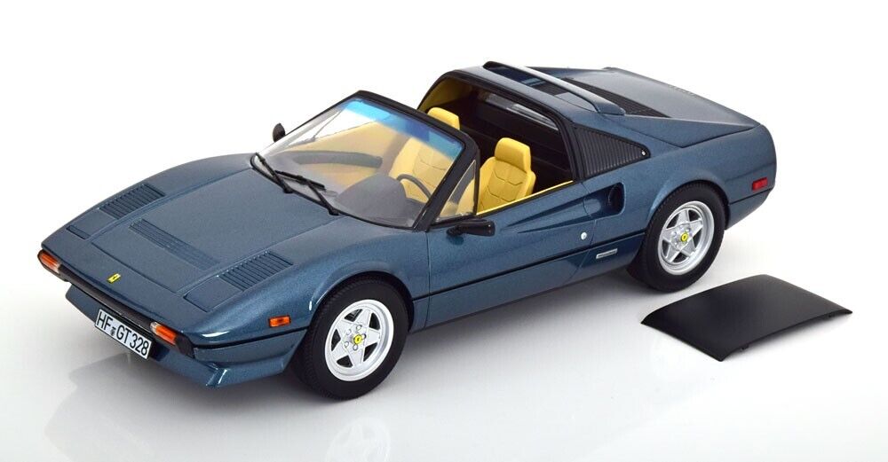 FERRARI 308 GTS  Spyder Blue 1982 Diecast Model Car by Norev