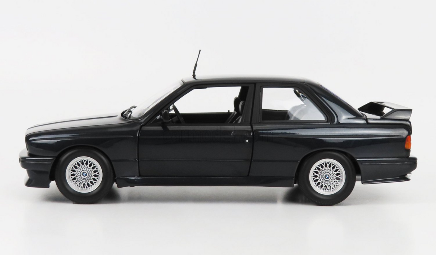 1989 BMW M3 E30 Street EVO Dark Blue Metallic Diecast Model Car 1/18 Minichamps