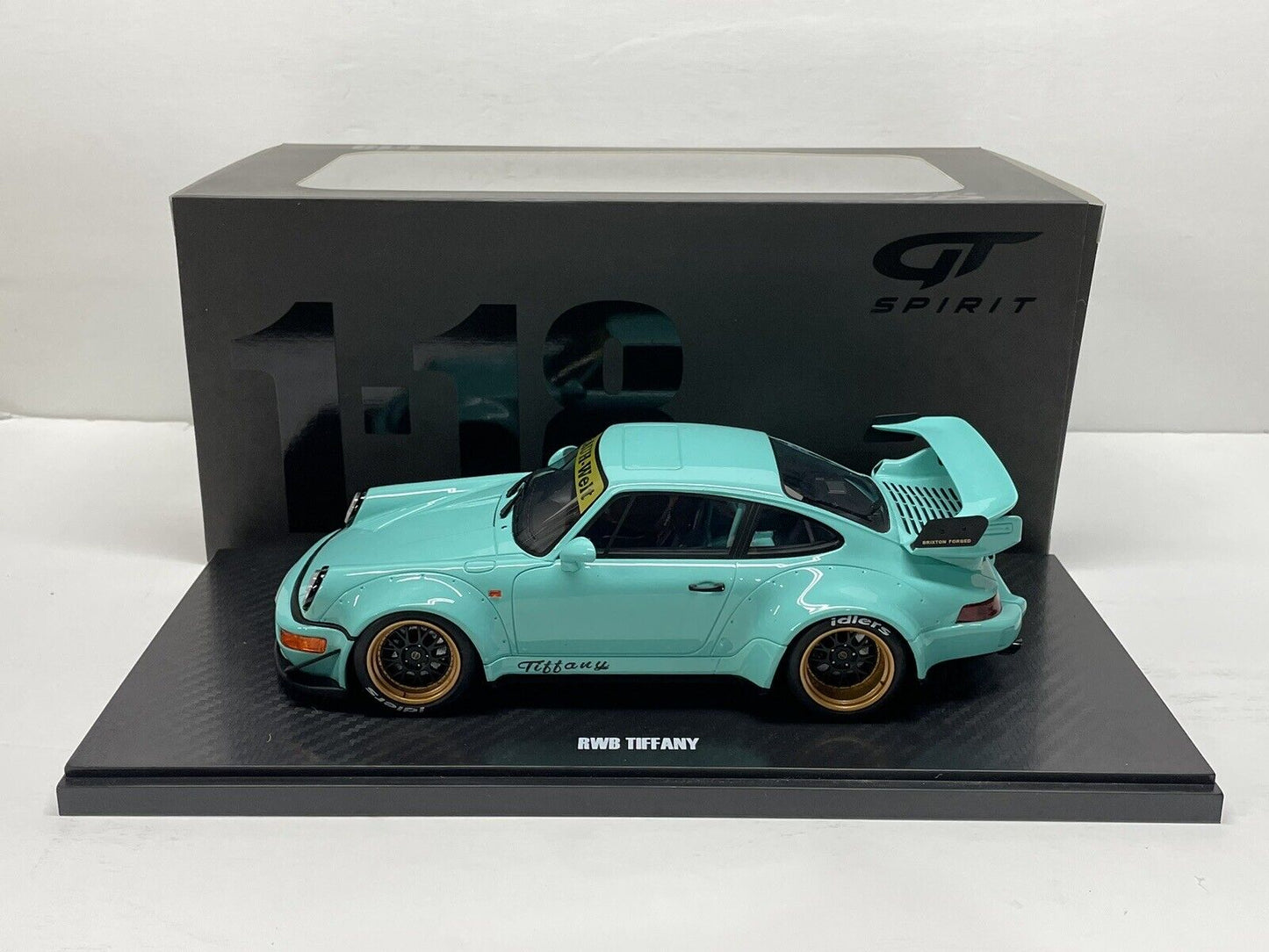 Porsche 964 RWB Tiffany Blue Model Car 1/18 Scale GT SPIRIT Limited Edition