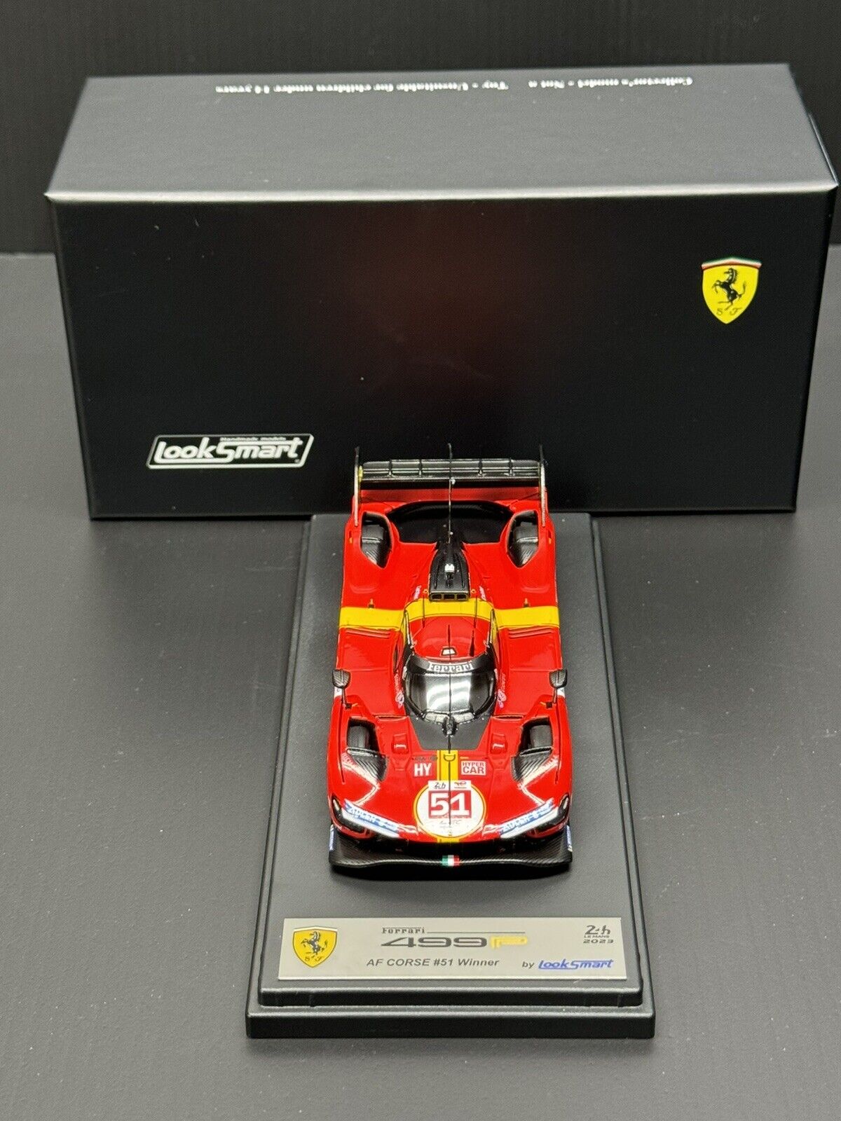 Ferrari 499P #51 Le Mans Winner 2023  1/43 Scale Diecast Model Car by Looksmart