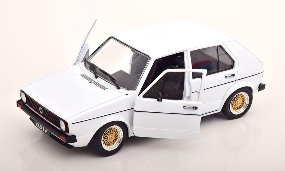 1/18 Solido 1982 Volkswagen VW MKI Rabbit White Diecast Model Car