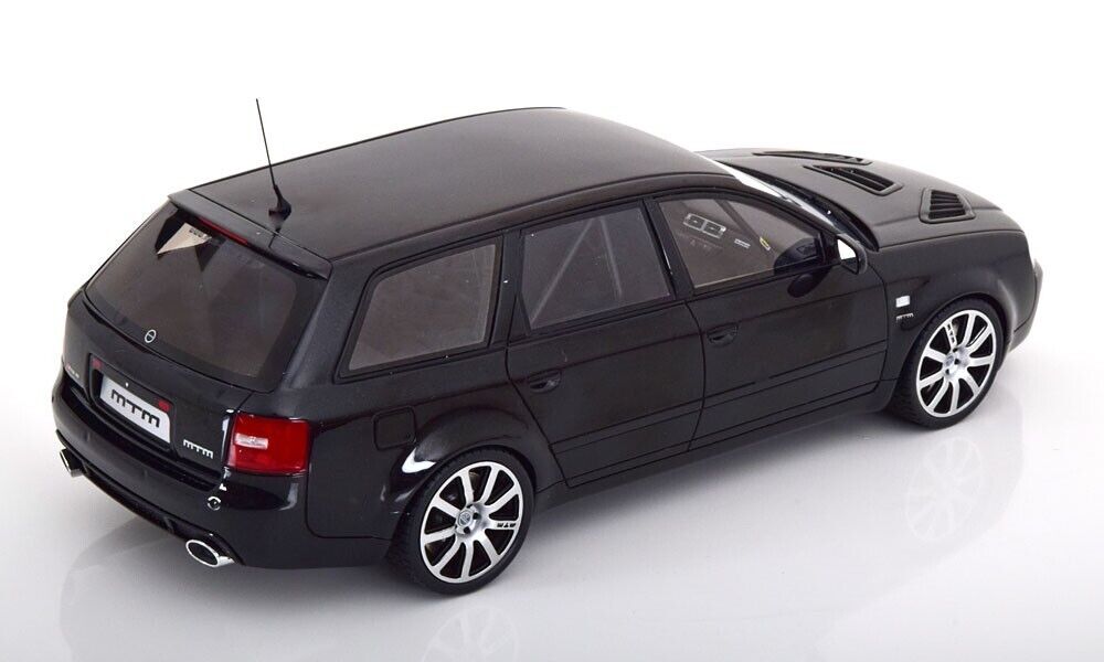 Audi RS6 Avant MTM Clubsport Black 2004 Resin Model Car 1/18 Scale By Ottomobile