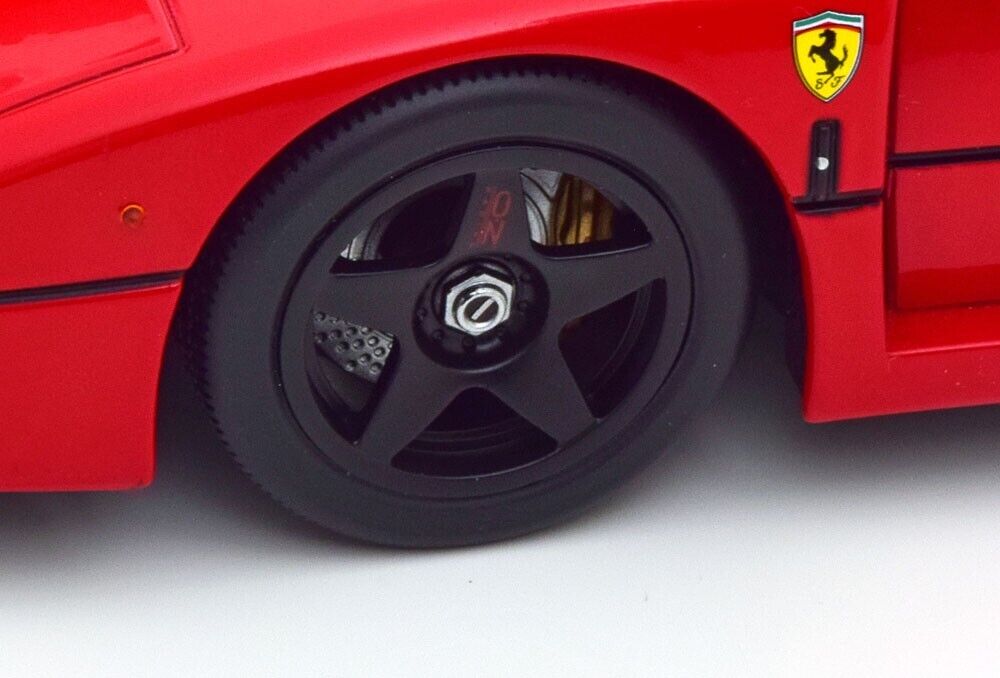 1990 Ferrari F40 Lightweight Red Diecast Model Car 1/18  KK SCALE MODELS