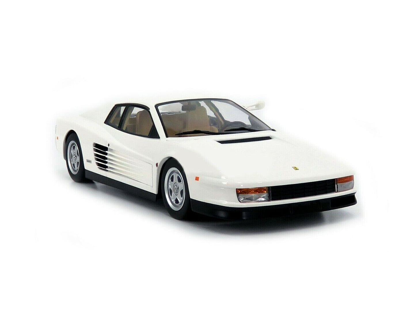 FERRARI TESTAROSSA 1984 MIAMI VICE DIECAST MODEL CAR BY KK SCALE MODELS 1/18