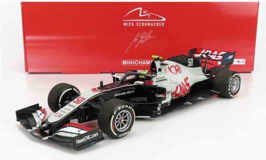 1/18 Scale Minichamps HAAS F1 TEAM VF 20 GP Abu Dhabi 2020 Mick Schumacher #50